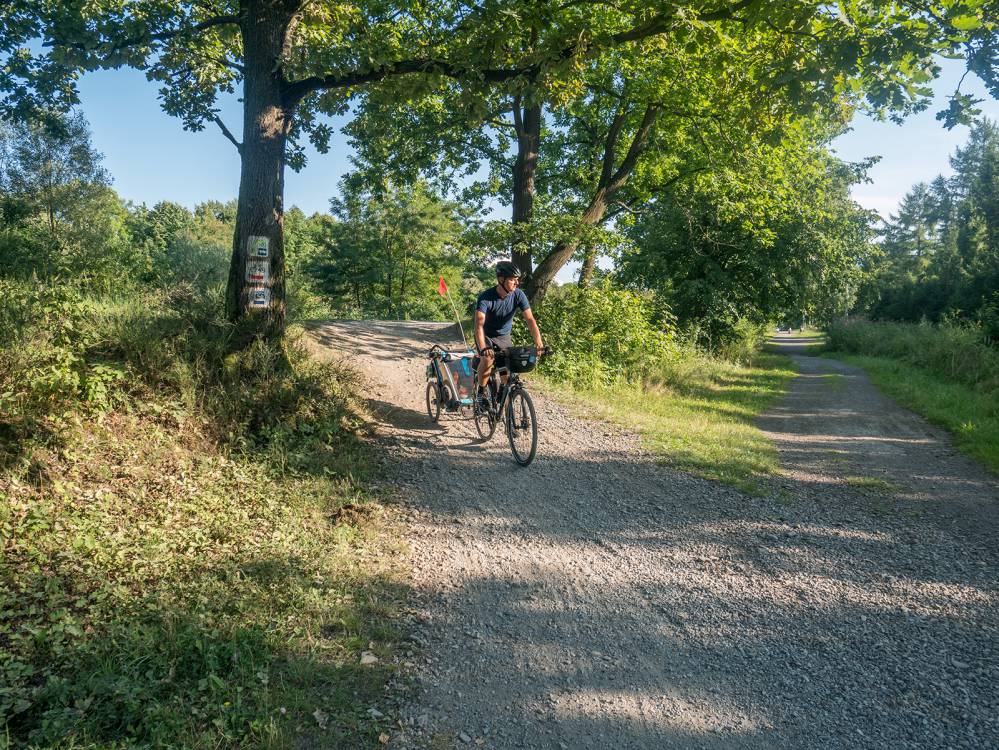 Rowerem z dzieckiem w Ustroniu - Wiślana Trasa Rowerowa