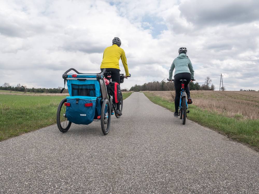 Rowerem z dzieckiem: Żarki