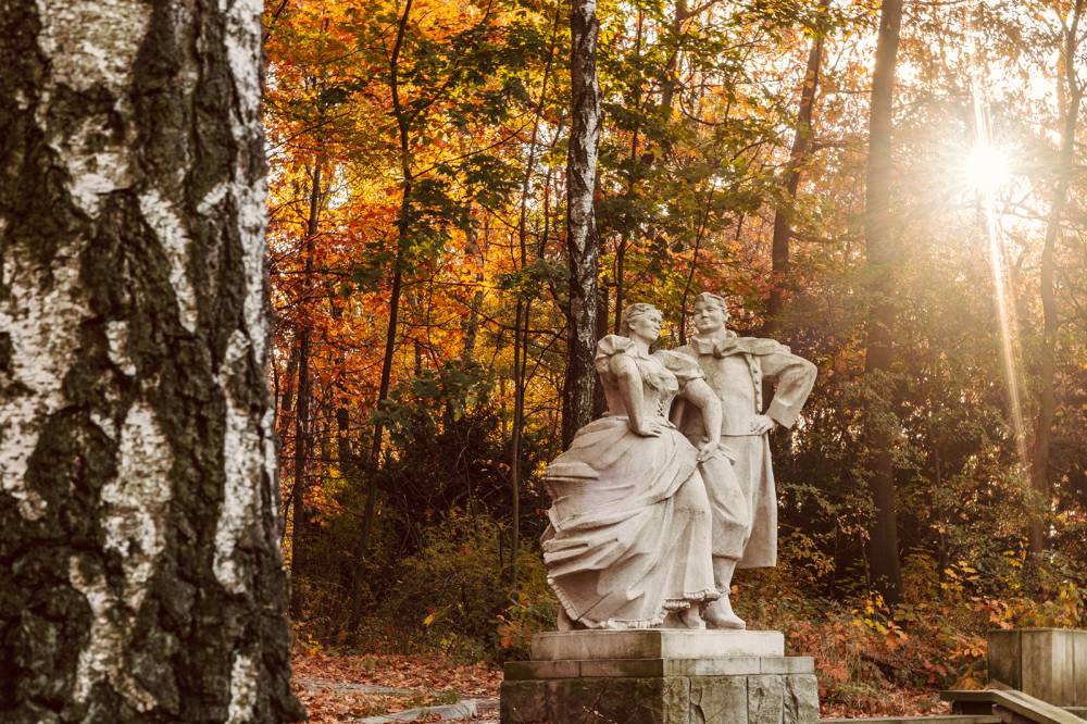 Rzeźby w Parku Śląskim