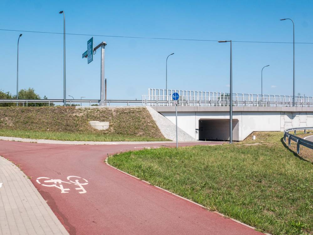 Czerwony szlak rowerowy nr 142 w Tychach