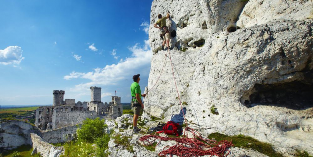 Rowerem z dzieckiem na Jurze